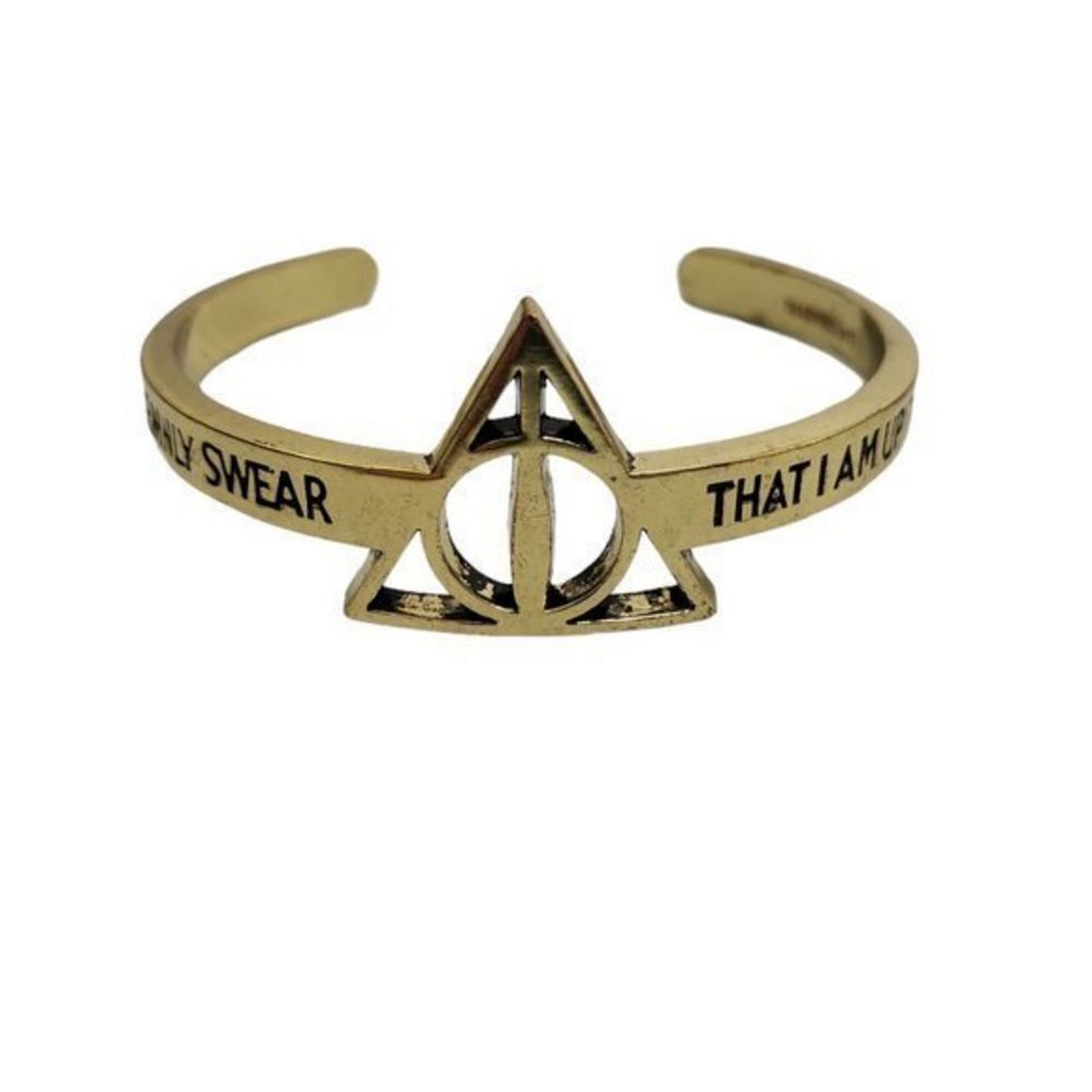 Harry Potter‎ Bangle Bracelet Gold Tone Solemnly Sw